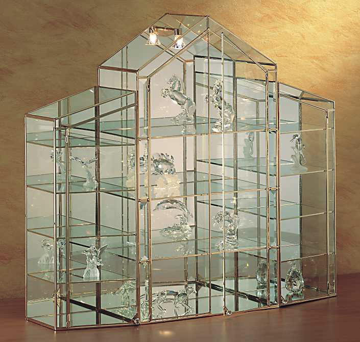 Vitrinas de cristal para colecciones
